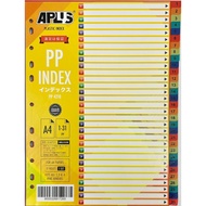 Aplus File A4 Index Divider Premium Filing Separator Plastic 1-31 With Colors