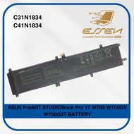 ASUS C31N1834 C41N1834 for ProART STUDIOBook Pro 17 W700 W700GV W700G3T BATTERY
