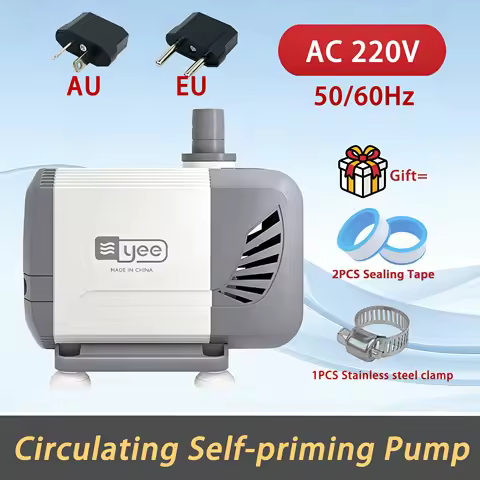 Aquarium Circulation Filter Pump, Side Suction Feces Pump, Fish Pond Suction Pump, Multi-functional 