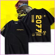Cyberpunk Edgerunners 2077 summer T-shirt Anime Short Sleeve Top