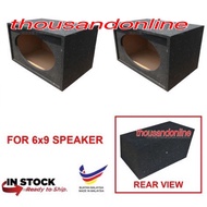 6x9'' 2Hole Double Seperate Sub Woofer Speaker Hot Box 4' Thickness Plywood