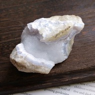 Chalcedony 馬達加斯加產地 藍玉髓 藍紋瑪瑙 天然礦石 原礦