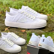 LOKAL Aekoshoes Two Years Fullwhite Men's and Women's Sneakers, Original Indonesian Local Product