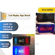 LED DISPLAY SIGN BOARD - OPEN WELCOME / OPEN (SCISSORS) / OPEN / WELCOME