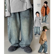 HYS boys cargo pants long pants kids boy boys slacks Childrens jeans Spring and autumn trousers Chil