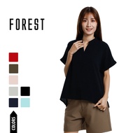 Forest Blouse Perempuan | Forest Ladies Short Sleeve Polyester Blouse - 822417