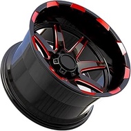 ATATQW 2pcs 20 22 Inch 12J Concave Design 8 Spokes Negative Offset -44 Rims Off Road Mags Forged All