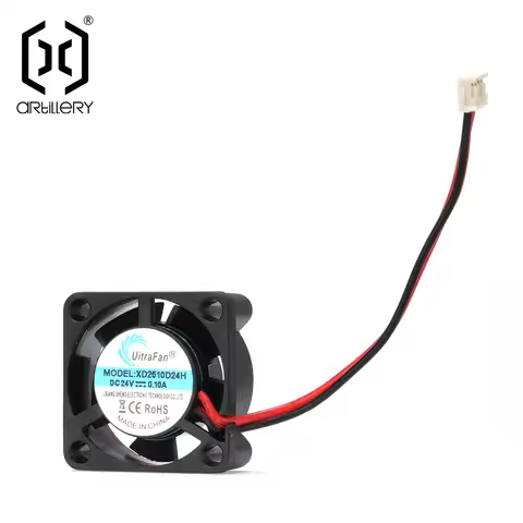 Artillery X3-Pro/Plus 3D Printer Hotent Cooling Block Cooling 2510 Fan Heat Sinks Radiator 24V XD251