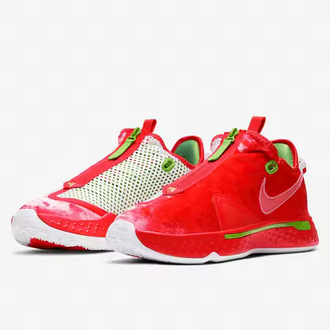 Nike genuine Paul PG 4 men's cushioned and durable sports basketball shoes CD5082-602