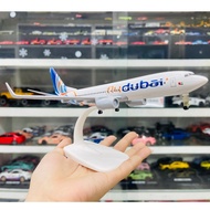 Fly Dubai Airlines Boeing B737 aircraft model size 20cm MB20083