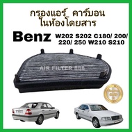 กรองแอร์ คาร์บอน (Carbon Cabin Air Filter) Mercedes-Benz W202 S202 C180/ 200/ 220/ 250 W210 S210 E200/ 220/ 250/ 300/ 320 R170 C208 A208 CLK/ SLK2 เมอร์เซเดส-เบนซ์