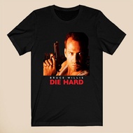 [S-5XL] Men's Casual Short Sleeve Solid Bruce Willis Printing T-Shirt
