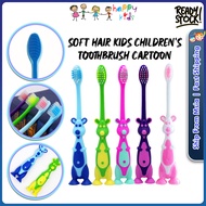 [Happy Kids] Soft Hair Kids Children's Toothbrush Cartoon 1-12yrs old Dental Oral Care 儿童牙刷 Berus Gi