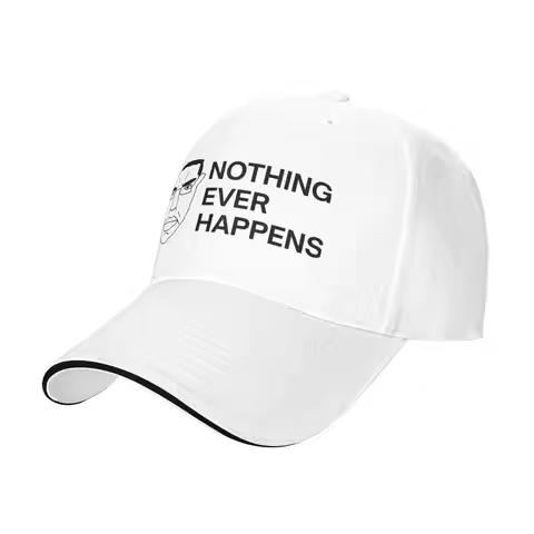 Baseball Caps Fun Chudjak Chud Meme Nothing Ever Happens Casquette Female Male Outdoor Summer Caps