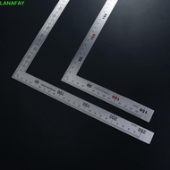 LANAFAY L Shape Ruler Measurement Instruments Metal School Supplies Measuring Tool Office Stainless 