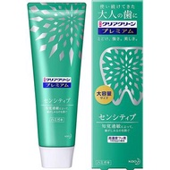 (代購)日本KAO花王Clear Clean Premium 頂級敏感牙齒用牙膏 Sensitive Toothpaste 160g 大枝裝