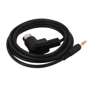 wsustore--Car 3.5mm AUX Input Adapter Audio Cable Mini Jack AUX 8-Pin M-BUS CD Changer Cable For Gol
