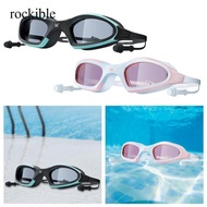 rockible Swim Goggles Lightweight Comfortable Clear View Portable Swimming Goggles