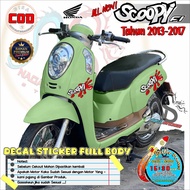 Full Body Decal Sticker Honda Scoopy FI 2013-2017 SIMPLE Variation CA1403 Custom Design