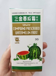 SanJin Compound Prescribed Watermelon Frost 3g 三金西瓜霜喷剂