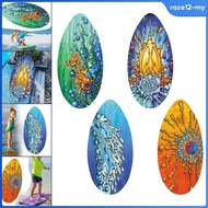 [RazecaMY] 41 Inch Wooden Skimboard, Outdoor Water Sports Skimboard, 41 Inch Surfboard for Adults An