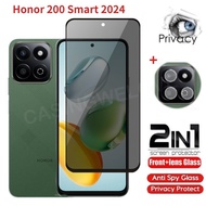 2in1 Privacy Screen Protector Film For Honor 200 Smart 5G 400 Smart X7c X7d 200 Smart 200 Lite X6C X