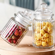 Airtight Glass Bottle Storage Container Jar For COOKIE BISCOTTI Spice Food Storage Bottle With Cover