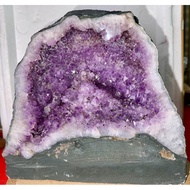紫钛晶洞 Rutilated Amethyst Cave 8.7kg