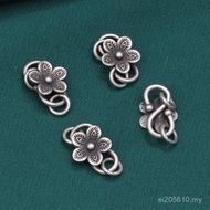 Small Flower Necklace Bracelet Retro Sterling Silver S925 Handmade Accessories DIY Accessories Beade