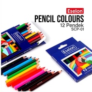 12 Colors Short Echelon Colored Pencils Echelon Colored Pencils SCP-01