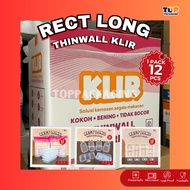 [BOX] Thinwall Clear Rectangle Long RL1 RL1A RL1B RL1C RL3 Rectangular Food Divider Box