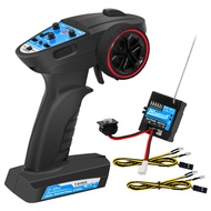 cod 2.4G 3CH ESC Remote Controller Receiver Remote Control Transmitter 2.4G 3CH Transmitter Remote C