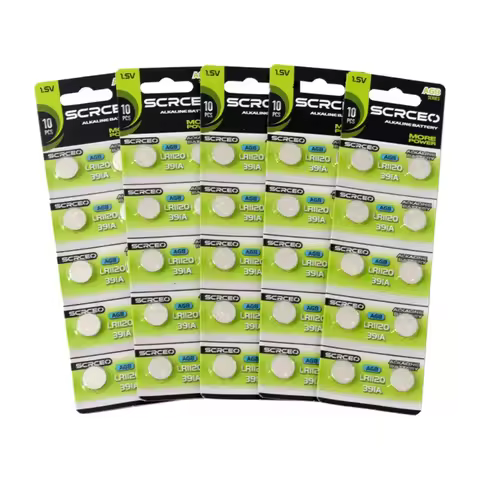 10PCS AG7/AG8/AG9/AG10/AG11/AG12/AG13 1.5Vlithium manganese dioxide button battery, suitable for cal