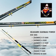 Seahawk Tiger Power Spinning Rod Fishing Rod 5/5 Feet - 12 Feet