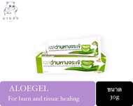 Aloe gel GPO 30g เจลว่านหางจระเข้ (30 กรัม) [1 หลอด]