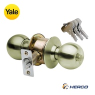 Yale VCA 5127 US5 Lockset Entrance Antique Brass