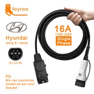 Feyree สาย V2L รถยนต์ไฟฟ้าปลั๊กปล่อยด้านข้างที่ชาร์จอีวี16A Type2กับปลั๊กอียูสถานีพลังงานกลางแจ้ง สำ