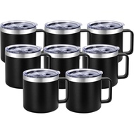 Ounce 8 Lid Coffee Cup Double-Layer White vegond Coffee Cup with Powder Coating Travel 396.9 Coffee 