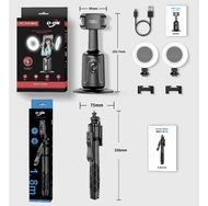 มาใหม่!!0TELESIN ถ่ายภาพอัจฉริยะ Gimbal Selfie P01 PRO MAX มีไฟ 360° Rotation Auto Face TRACKING 36