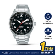 Jam Tangan Pria Alba Active Automatic Stainless Steel AL4205 Original