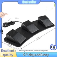 E7G-USB Triple Foot Switcher Controller Key Customized Keyboard Gaming Multimedia Action Pedal for C
