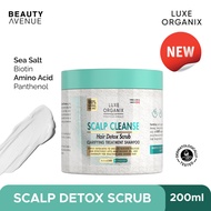Luxe Organix Scalp Cleanse Hair Detox Scrub Clarifying Treatment Shampoo 220g