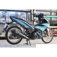 Exciter 150 boss stamp turquoise black (new model), exciter 150 stamp, boss exciter 150 team, excite