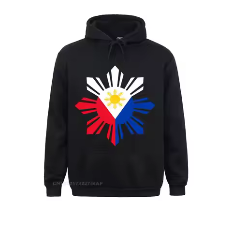 Philippine Flag Hoodie Pinoy Flag Filipino Shirt Pinoy Sun Slim Printing Sweatshirts New Hoodies For