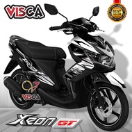 Decal Xeon GT 125 Full Body Stiker Xeon GT 125 Full Body Striping Xeon GT 125 Variasi Red Design 02