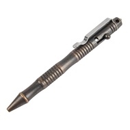 Brass Bolt Action Pen Ink Refillable Heavy Duty for Office Writing black