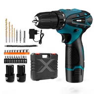 Mesin Bor Cas Charger 12V Cordless Drill Set Bor/bor baterai cas