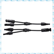 [R Q M U] Y-Type 1in 2out Solar Pv Connector with Wire 1000v 30a Ip67 Dust-Proof Water-Resistant for