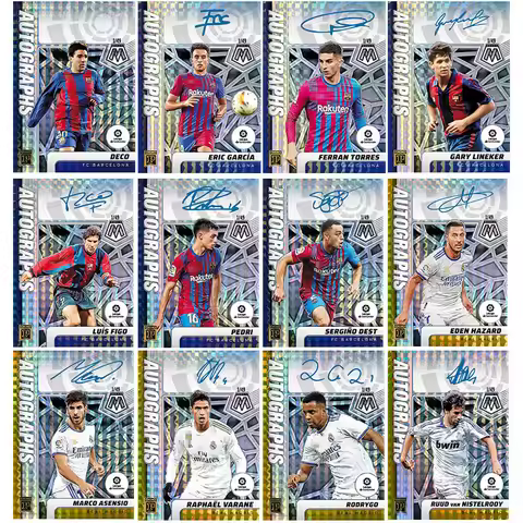 PANINI 2021-22 NFT Mosaic La Liga Pedri Eden Hazard Autograph Collectible Cards Christmas Birthday G
