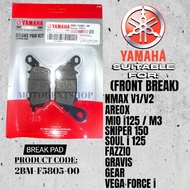 YAMAHA BREAK PAD & SHOE SET FOR > AEROX, NMAX, MIO SOUL, ETC.